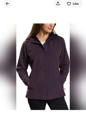 Kirkland Signature Deep Plum Hooded Softshell Jacket